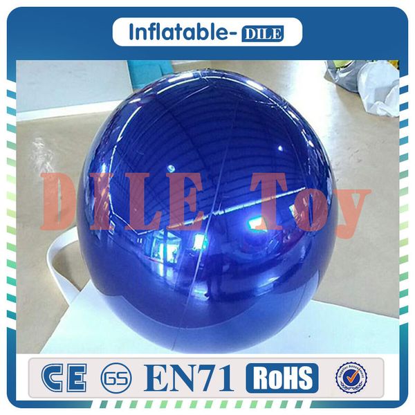 Luminosità Lustro Sfera Gonfiabile Sfera Specchio Palloncino Riflettente Con Giardino Domestico/Natale/Halloween/Decorazione Dell'ornamento Di Nozze