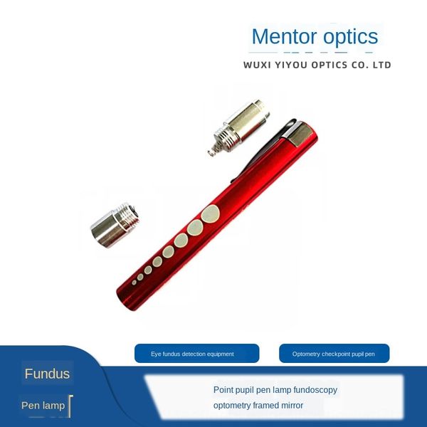 

eye fundus detection equipment mydriasis pen lamp examination eye fundus ophthalmic special optometry glasses glasses store, Silver