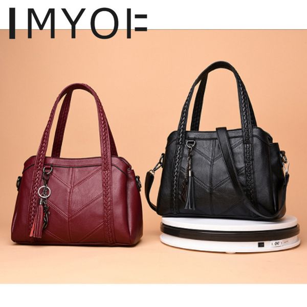 

handle tassel tote luxury spiraea women shoulder messenger bags designer leather handbag cute cat mx200327