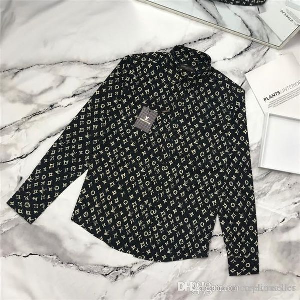 

19 new luxuriou brand de ign full logo print lei ure blou e hirt men women breatheable fa hion treetwear weat hirt outdoor hirt