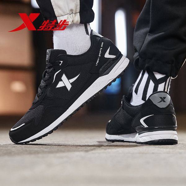 

881419329663 xtep men's casual shoes winter sports shoes new casual fashion retro men's