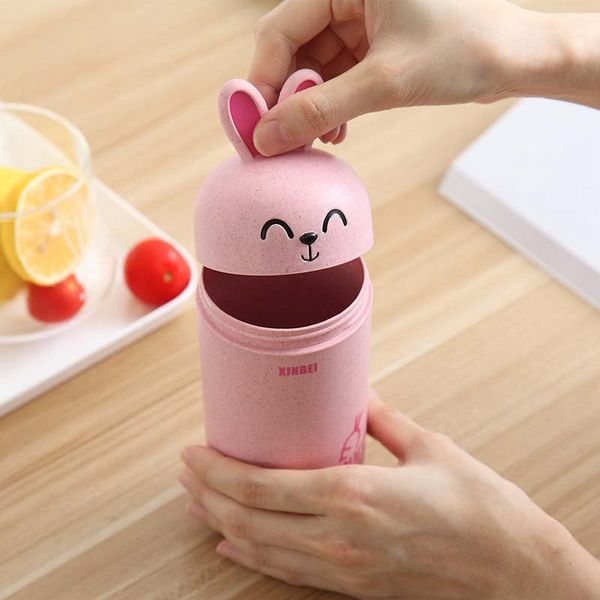 

моя бутылка воды дети мультфильм кролик drinkware чай кофе молоко сладкие животных печать kid день рождения милые подарки бежевый