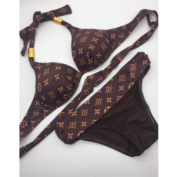 

womens designer swimsuit lady bikini 2020 brand letter printed luxury beach wear two-piece female bikini bathing suit 9 styles, White;black