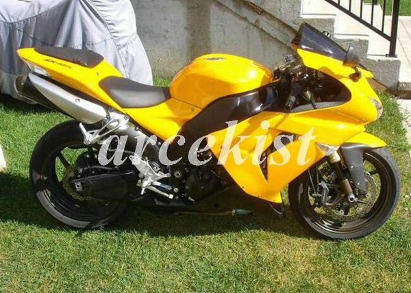 

новые abs для мотоциклов обтекатели комплекты fit для kawasaki ninja zx-10r 2006 2007 06 07 body установлен желтый свет
