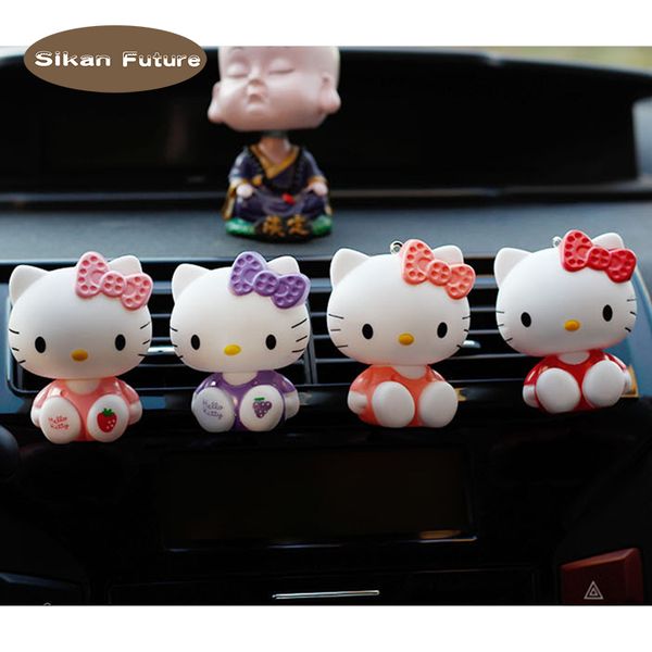 

maiden cat perfume clip, car fragrance clip, automobile air conditioner vent clamp, auto decoration