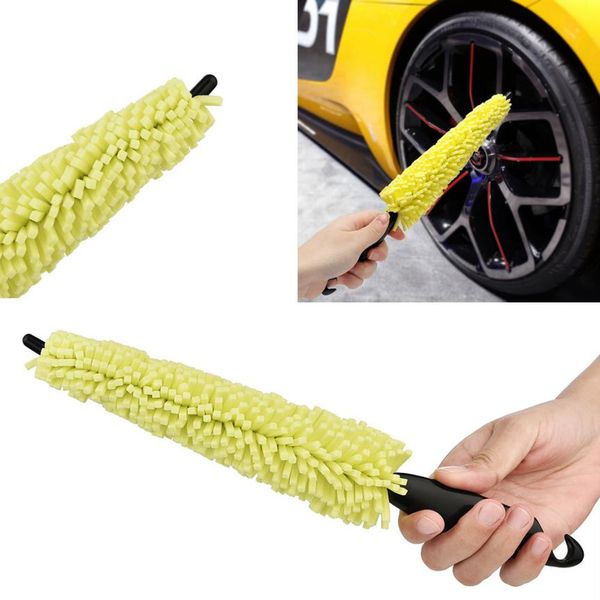 

2pcs sponge wheel brush wheel cleaner car care washing brush steel cleaning 10.8