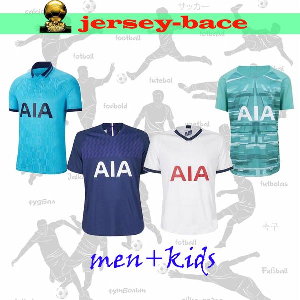 

new 19 20 soccer jersey kane home away 3rd son dele lamela dier eriksen ndombele sissoko sessegnon kids men football shirt, Black;yellow