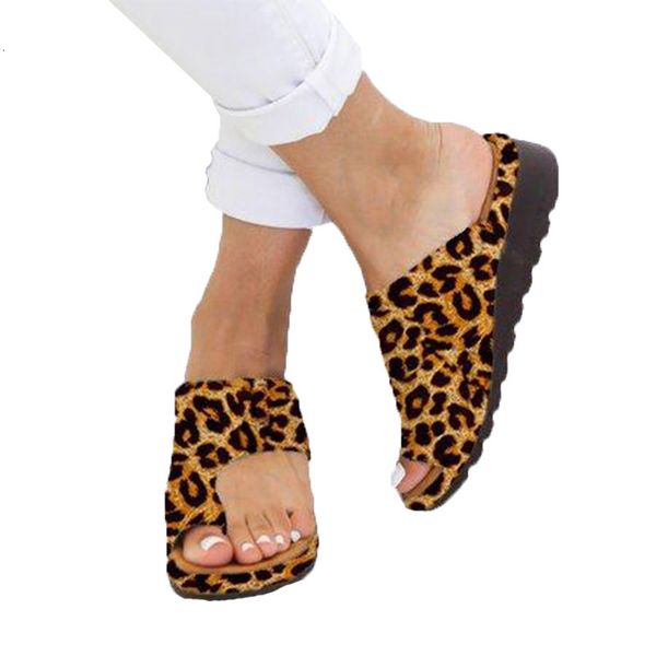 

женщины кожа pu обувь comfy платформа плоской подошве женская casual soft big toe ног коррекция сандал ортопедические мозолей корректор, Black