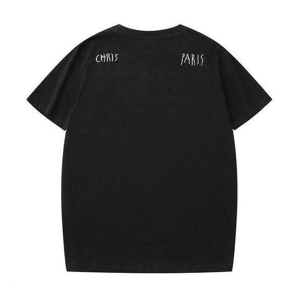 

20ss summer t shirt for men paris logo france designer t-shirt brand street short sleeve men shirts s-xxl, White;black