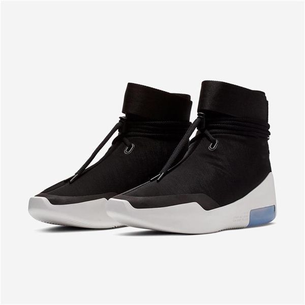 

2018 release authentic air fear of god 1 boots light bone grey black zoom 1s men basketball shoes ar4237-001 ar4237-002 sneakers with box
