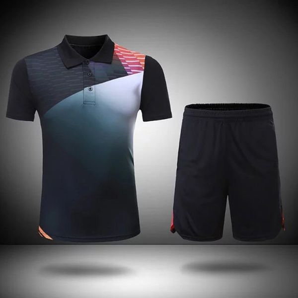

men outdoor short sleeve summer dress sport suits 4-5, Black;blue