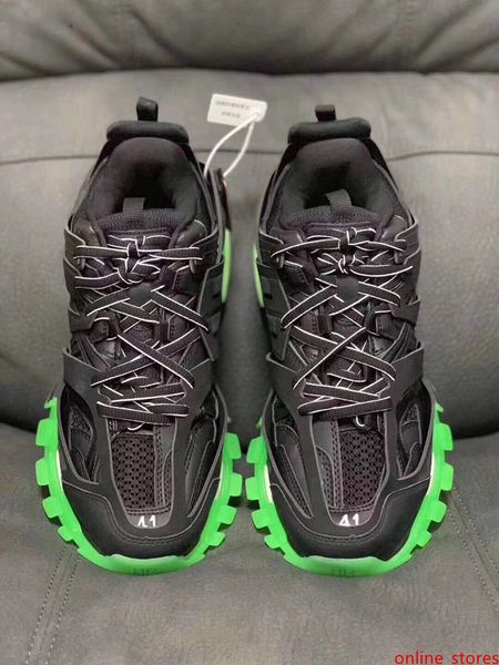 

new designer triple s track 3.0 release tess s paris gomma maille black low track 3m casual shoes clunky designer sneaker