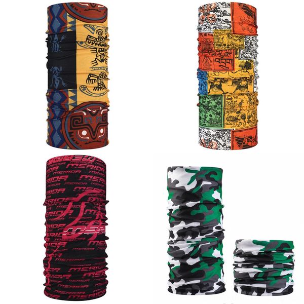 

omkio cycling mask riding sports bicylce masks magic scarf solid color outdoor headband face mask men women's head cycling scarf caps, Black