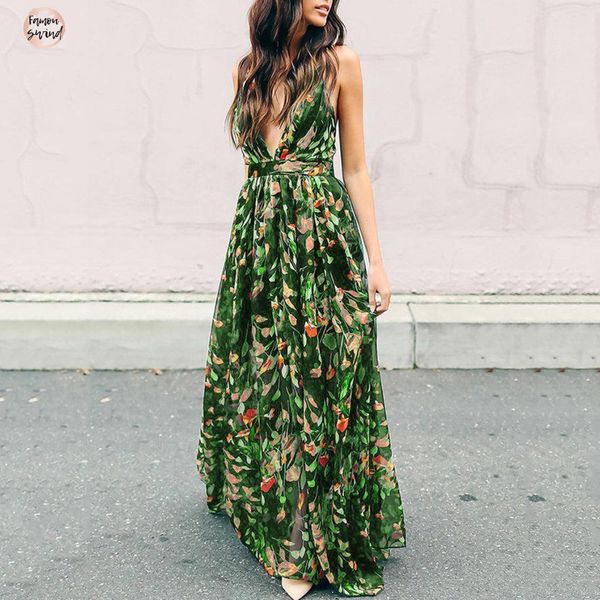 

повседневный женщины платье осени sexy v шеи высокой талией спагетти ремень пуловер печати backless девушки моды платье дизайнер одежды, Black;gray