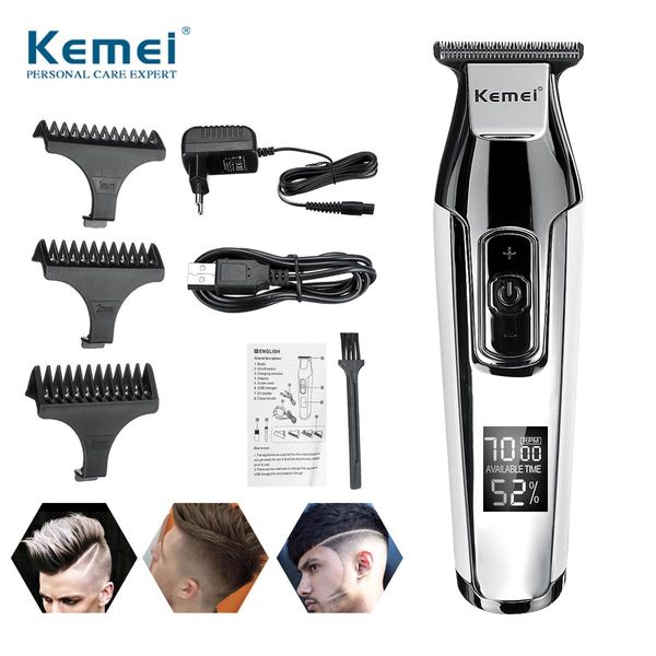 

kemei replacement blade hair clipper nozzle barber cutter head charger for 5027 aparador de pelos newclipper mrcvh