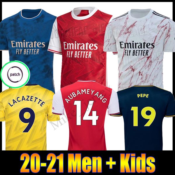 

arsen soccer jersey 20 21 pepe nicolas ceballos henry guendouzi sokratis maitland-niles tierney 2020 2021 football shirt men + kids kit, Black;yellow