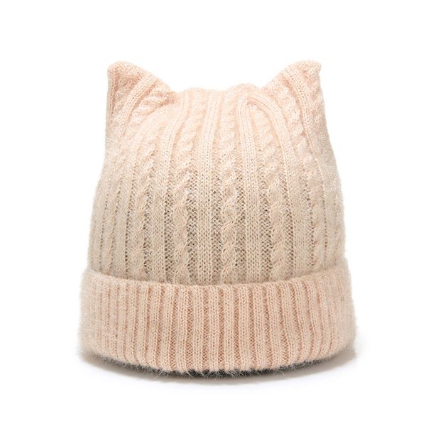 

winter cat ears hats ma'am winter tide knitting hat hat lovers, Blue;gray