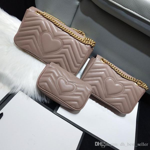 

women marmont bag luxury handbags premium designer handbags soft genuine leather ladies shoulder bags heart v wave crossbody pattern