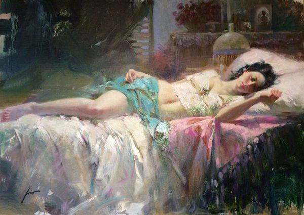 

pino daeni - intimate dress home decor handpainted &hd print oil painting on canvas wall art canvas pictures 19