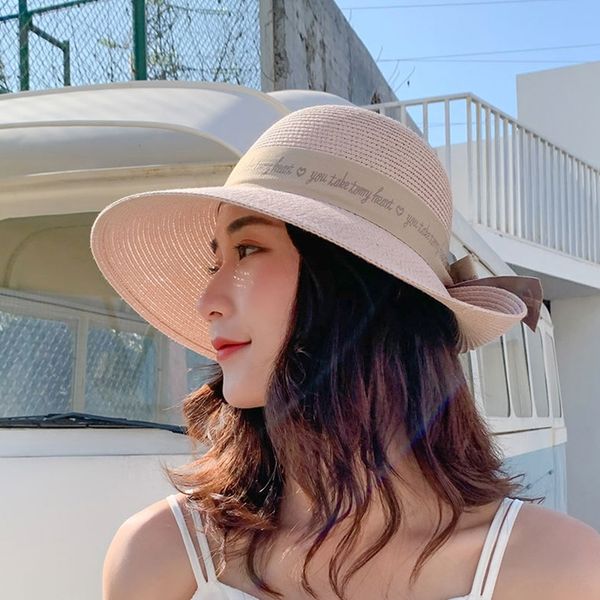 

высокая-класс с07 бантом солнца тазик соломы соломы прилив шляпа бассейна шляпа, Blue;gray