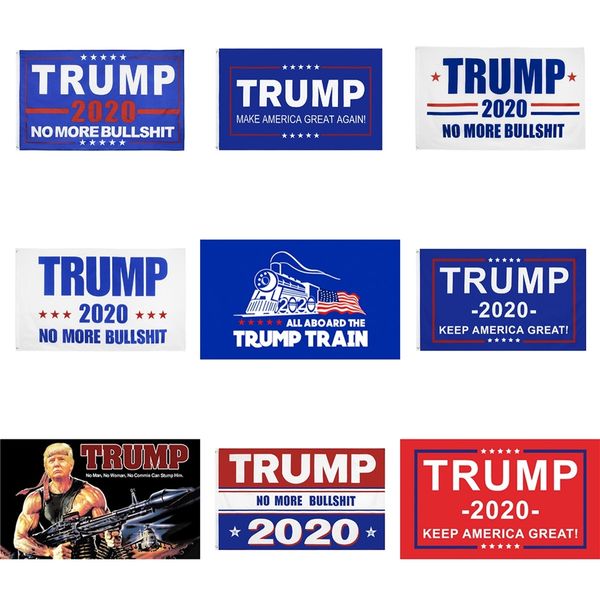 

8 styles trump flags trump 2020 keep american great again banner usa president election flag home garden decor 90*150cm m701f #209
