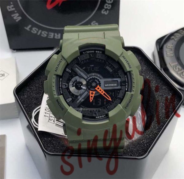 

new fashion luxury watches g style mens multifunction shock wristwatch for man male outdoor military led display alarm watch clock dropship