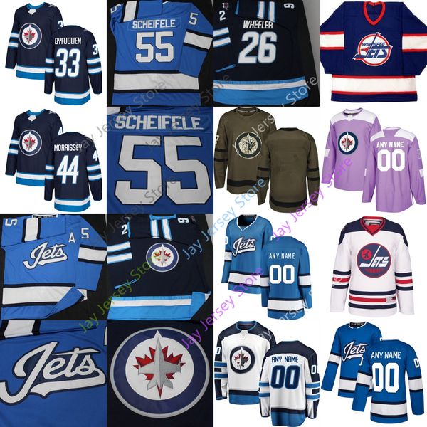 

Custom Winnipeg Jets Jersey Scheifele Wheeler Laine Connor Byfuglien Ehlers Morrissey Beaulieu Kiselevich Hendricks Hayes