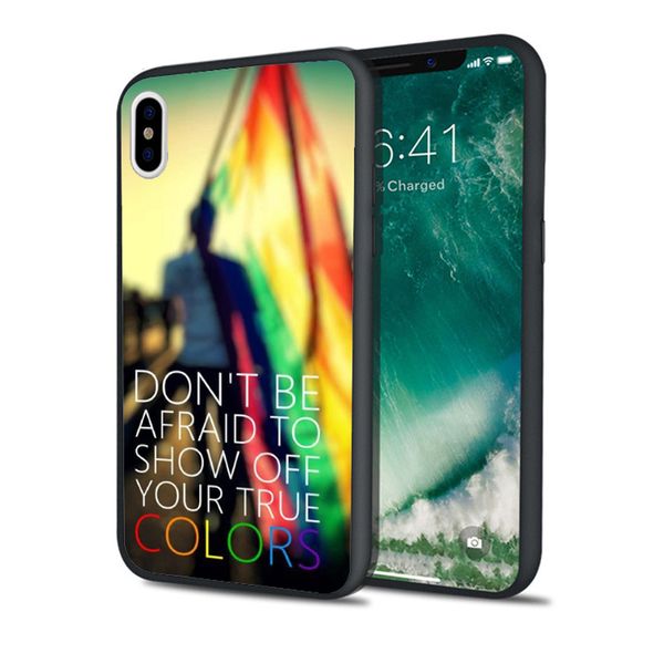 

capa same love rainbow phone case for iphone 11 pro xs max xr 8 7 6s plus 5s se 5 case black soft silicone tpu cover