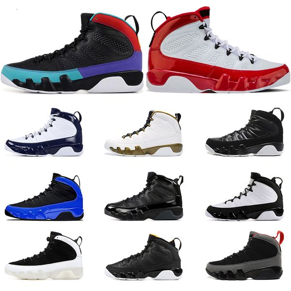 

2020 men basketball shoes 9s gym red dream it do it unc black white city of flight sports sneaker size 7-13