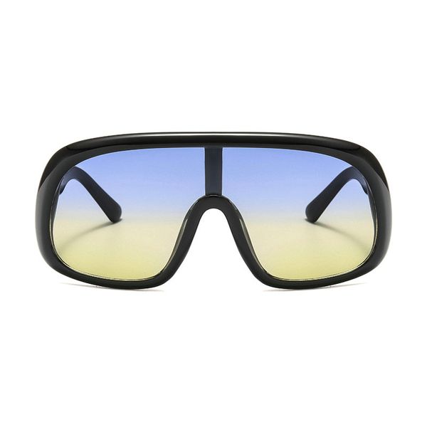 

flat square sunglasses women chic brand designer luxury sunglasses lady summer style sun glasses men oversized shades uv nx, White;black