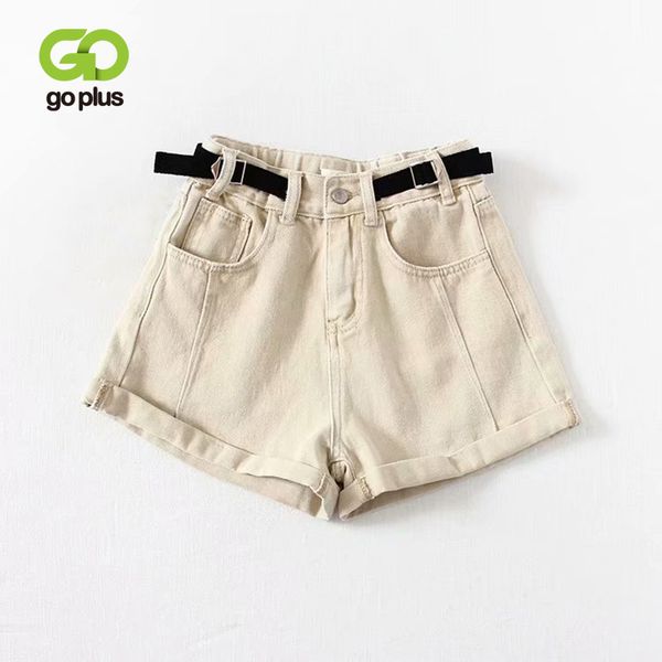 

women's shorts goplus high waisted for women camouflage black denim feminino spodenki damskie pantalones cortos mujer jeans, White;black