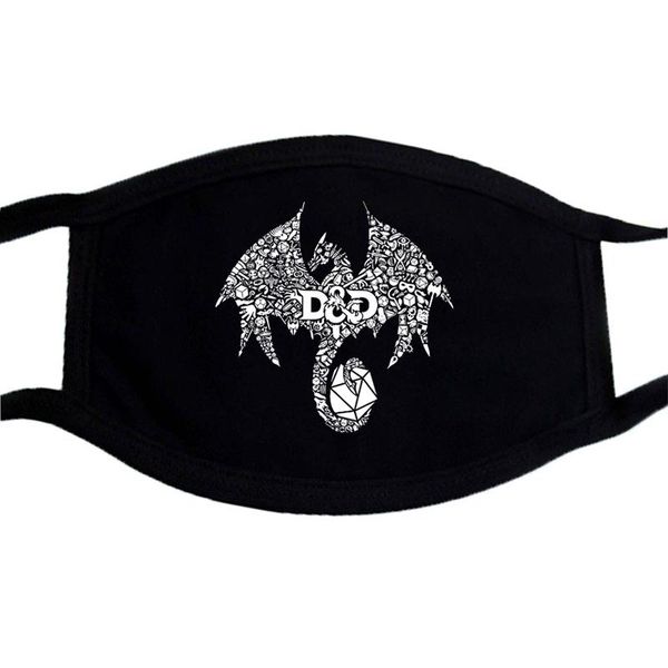 

game of thrones printing muffle black washable respirator mask protection cover protection face protection cover filter rnnmr