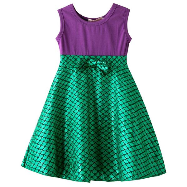 

girls dress 2019 new style summer wear children western style skirt children girl's mixed colors princess skirt, Red;yellow