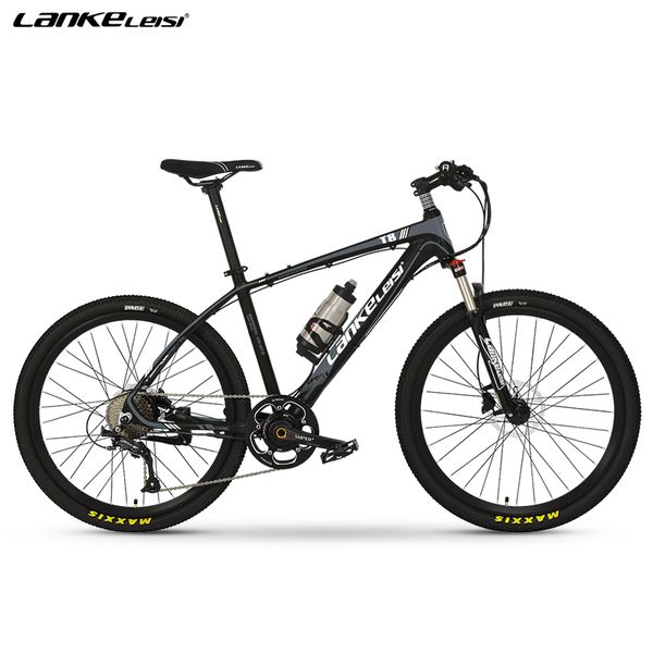 

lankeleisi ce 26" pas electric bicycle electric mountain bike with pas, Silver;blue