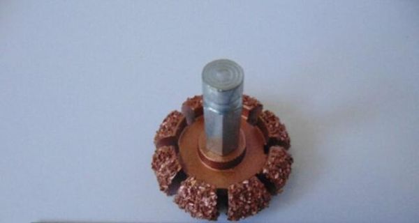 

grinding tool for flat tire rubber made of tungsten manganese alloy thickened tooth grinding head