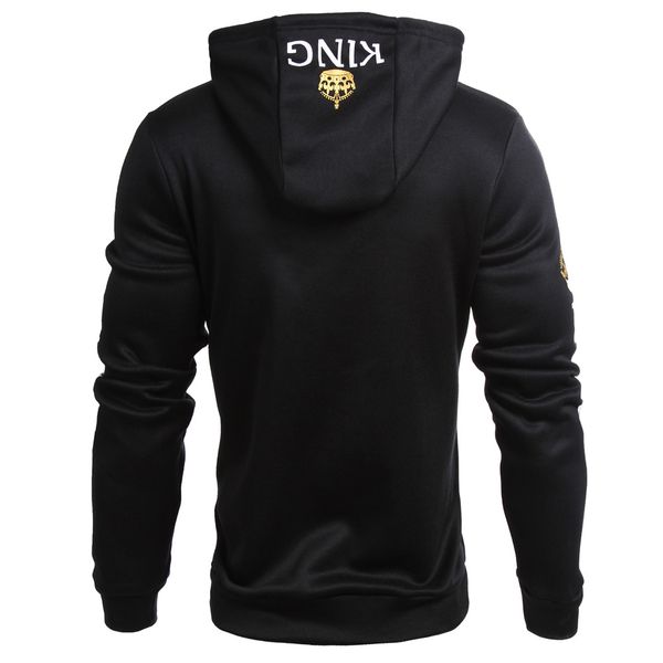 

queen men women hoodies lover king sweatshirts designer hoodie hombres pullovers, Black