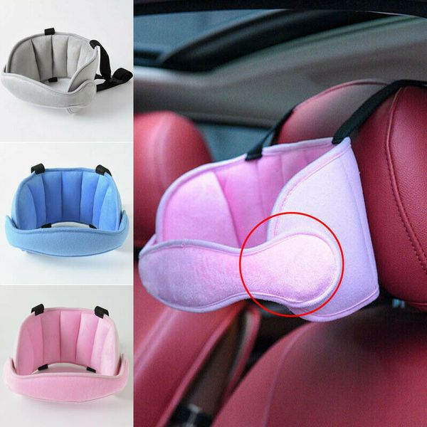 

car seat safety headrest pillow sleeping head support pad for kids tour