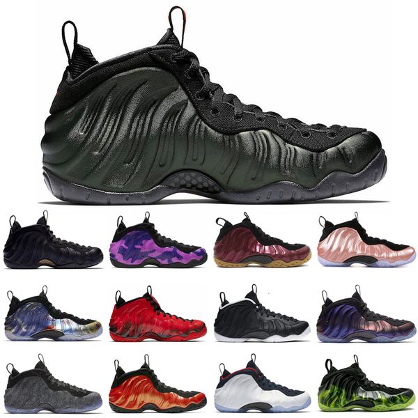 

new penny hardaway men basketball shoes foam one vandalized paranorman obsidian hyper crimson eggplant mens trainers sports sneakers 7-13