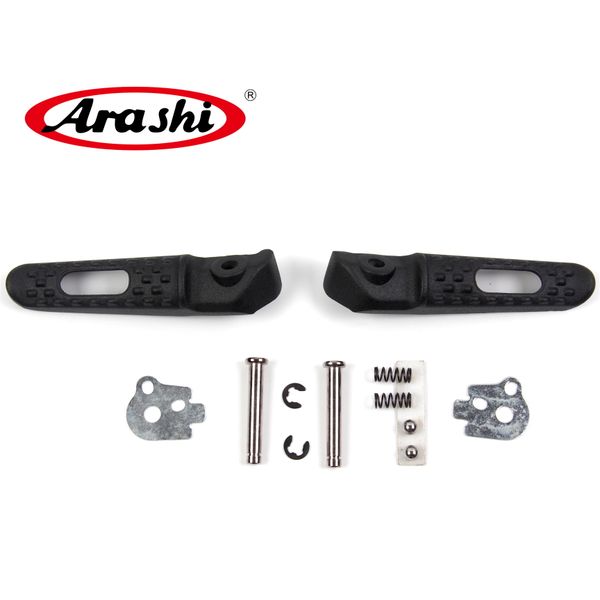 

arashi 1 set rear footrest for honda cbr1000rr 2004-2015 motorcycle passenger foot pegs motor parts cbr1000 2005 2006 2007 2008 2009 2010