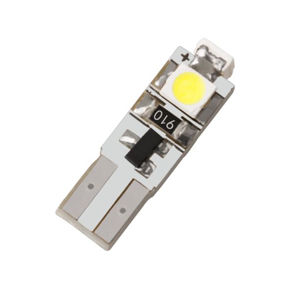 

100pcs t5 3smd super bright t5 w3w w1.2w 70 73 74 79 85 3 led car dashboard warming indicator wedge light bulb auto instrument lamp 12v
