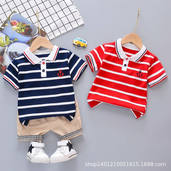 

boys clothing sets summer children fashion wedding +shorts 2pcs tracksuits for baby boys kids cotton clothes suits outfits, White