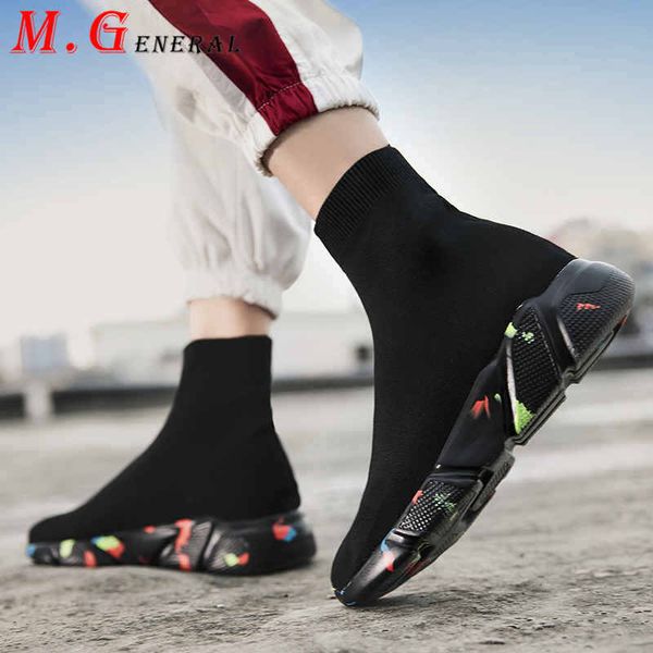 

air mesh men shoes slip-on men's sneaker platform lightweight running shoes summer high sport shoe man plus size zapatos q23