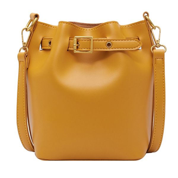 

spring fashion simple women's bag wild casual messenger shoulder bag pump bucket bucket mother