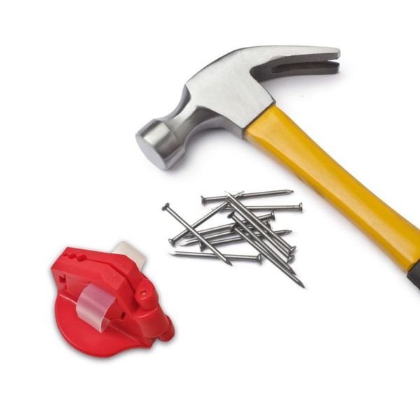 

nails screws holder hand protector practical wall protection clip drilling woodworking hand tool