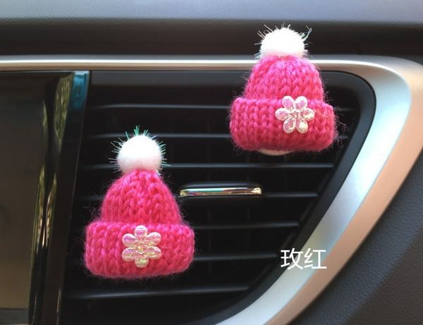 

christmas hat perfume clip car perfume air freshener clip vent parfume car flavoring accessories decoration xcz536