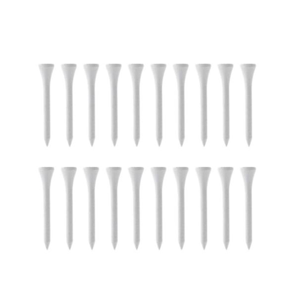 

100pcs 3-1/4 inch golf tees white solid wooden golf tees supplies for golfer 100pcs 3-1/4 wdvhl