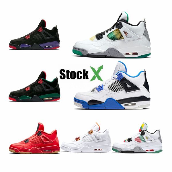 

4 bred cactus jack pure money basketball shoes 4s boy pink white alternate 89 black cat sneakers toddlers birthday gift #601