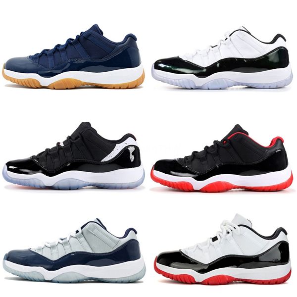 

new basketball shoes 11s jumpman low court purple white pine green black obsidian unc designer sneakers shoe 45 trainers #822