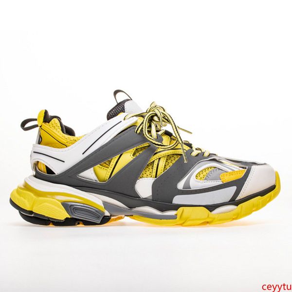 

track 3.0 sneakers tess paris men gomma maille black low track 3m triple s running shoes outdoor jogging designer shoes 35-45