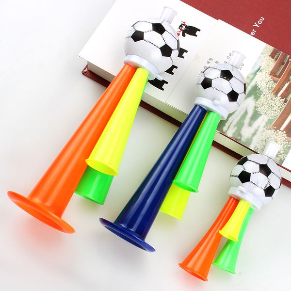 3 dimensioni Tifosi di calcio classici Cheer Horn Altoparlanti per la Coppa del mondo Tifosi sportivi Corni Corno da calcio Altoparlante per cheerleader VT0102